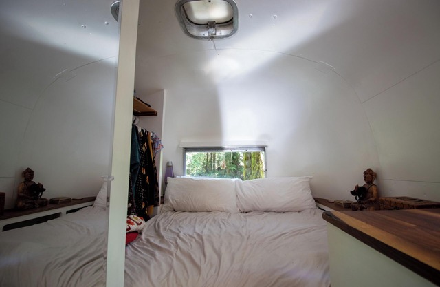 Vintage Airstream with Ocean Mountain Views