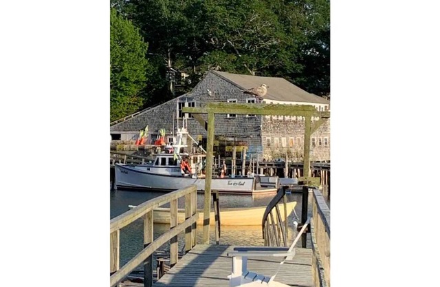 Authentic 2 bedroom cabin overlooking beautiful harbor