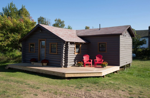 Vintage-Log Cabin Hideaway ... Mitten in der Stadt!