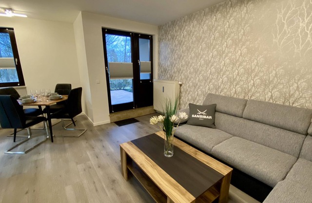Modern eingerichtete Ferienwohnung mit Terrasse