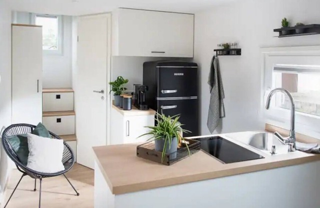 Tiny House Zeit.Käpsele 15qm, 1 Wohn-Schlafbereich für max. 3 Personen (+ Babybett, auf Anfrage)