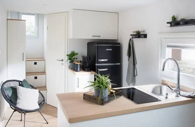 Tiny House Raum.Käpsele 15qm, 1 Wohn-Schlafbereich für max. 3 Personen (+ Babybett, auf Anfrage)