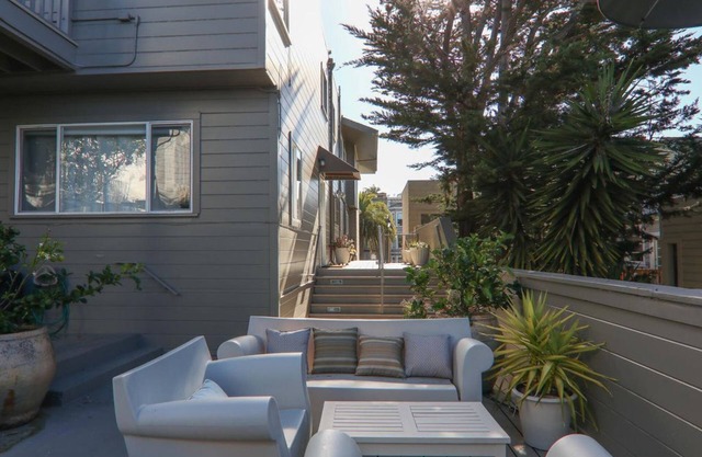 W/ outdoor space and private entry, the home is an ideal self-contained shelter.