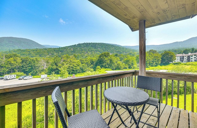 Walk to Bolton Valley Resort: Condo w/Mtn Views!