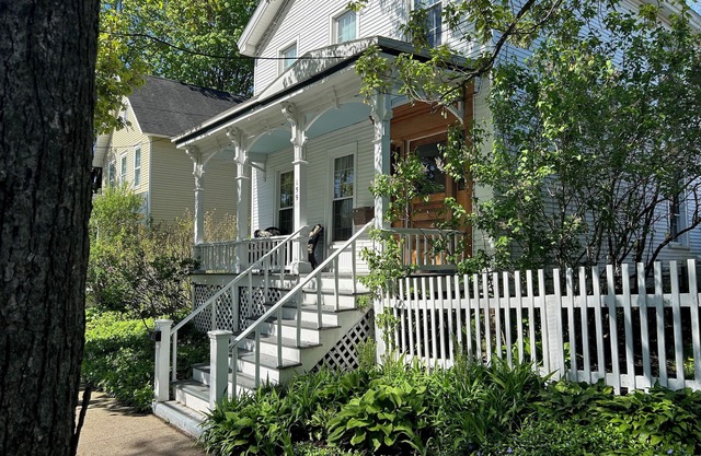 Walk to downtown, minutes to track. Old world charm & modern amenities.