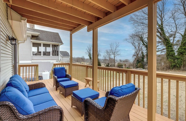 Walk to Eastern Point Beach: Apt w/ Water View!