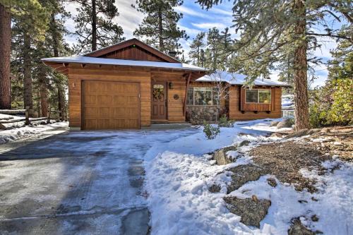 Walk to Lake Rustic Home with Deck in Fawnskin