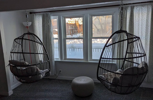 Walk to Lake Superior from this 4B/2b house in Washburn's Historic District. .