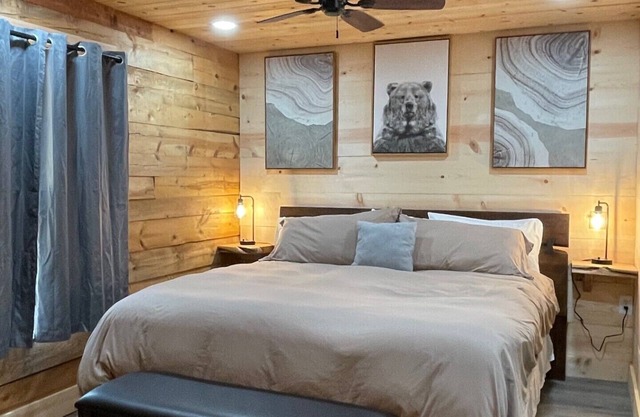 Walk to Midtown, King Bed, Cozy Cabin!