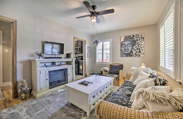Walk to Midtown: Reno Retreat w/ Furnished Deck!