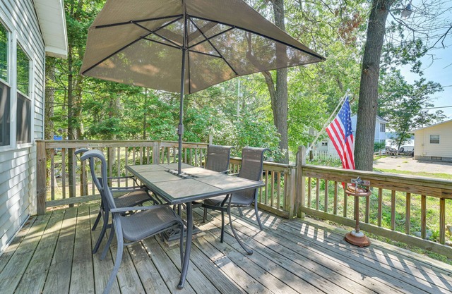 Walk to Sand Lake: Family-Friendly Getaway w/Deck