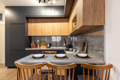 Warm-colored stylish apartment