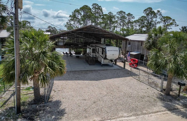 Water-Front Cedar Island Luxury camping. (see video)