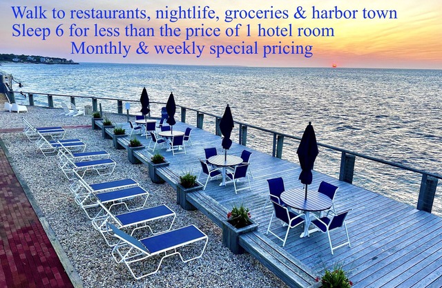 Water &Sunset views POOL mint studio Balcony SLEEP 5 walk2 beach harbor dock