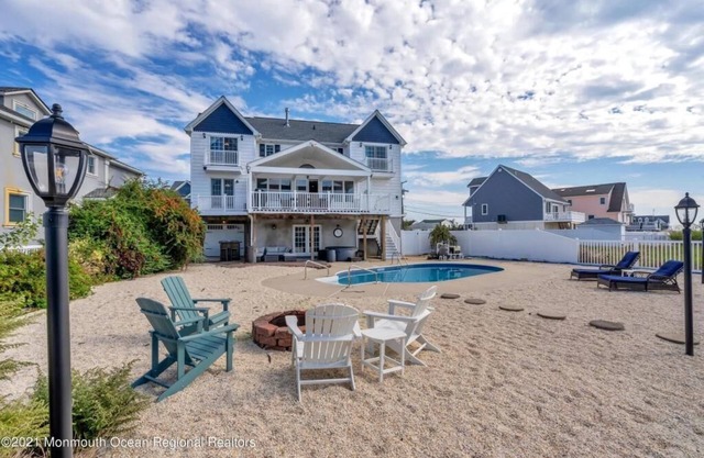 Waterfront 4-BR/3 Bath Home in Toms River with Private Pool and Hot Tub