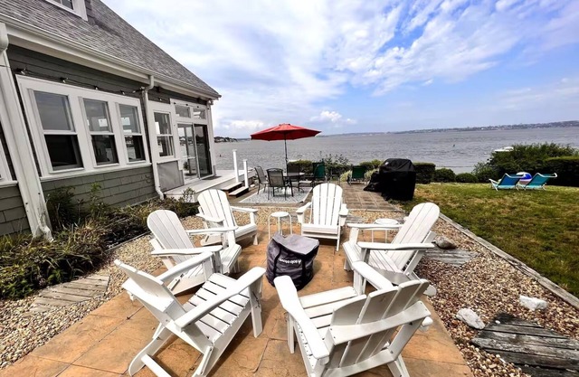 Waterfront 5BR Home in Bristol, RI, Sleeps up to 12 with stunning views