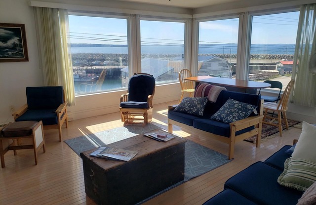 Waterfront Acadian Home on Mavillette Beach at Cape St. Marys