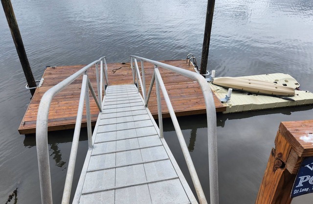 Waterfront coastal property with private dock. Beautiful sunrises and sunsets