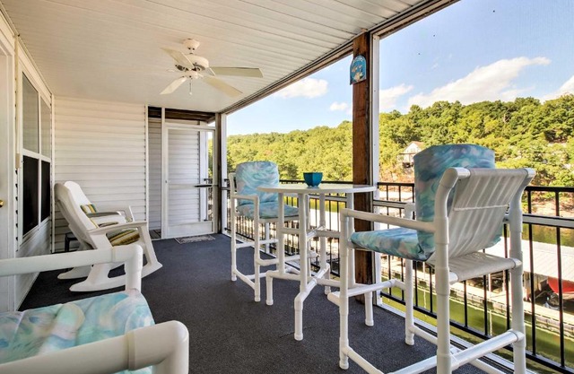 Waterfront Condo on Lake Ozark with Boat Slip and Pool