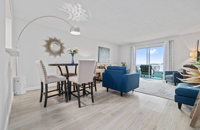 Waterfront Condo w/ Heated Pool, Pier & Sunset Views – Walk to Dunedin Causeway & Honeymoon Island!