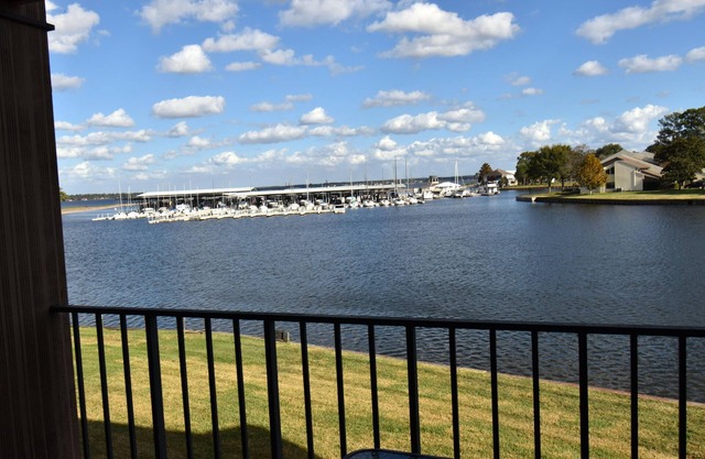Waterfront Condo With Exceptional View of Walden Marina and Lake Conroe