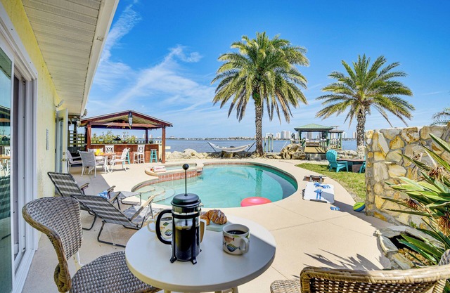 Waterfront Daytona Escape w/ Pool & Game Room!