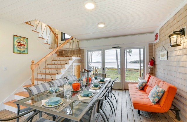 Waterfront Deer Isle Apartment w/ Fire Pit