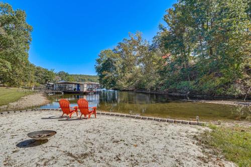 Waterfront Home in Gravois Mills with Deck and Beach