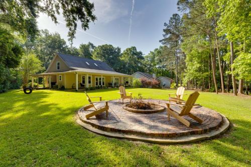 Waterfront Home with Fishing Dock in Tallahassee!