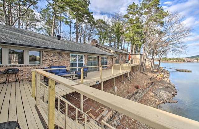Waterfront Hot Springs Home with Private Dock!