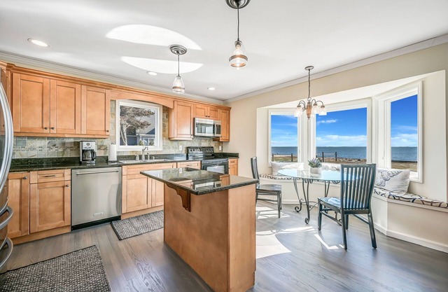 Waterfront house next to Bellport golf course