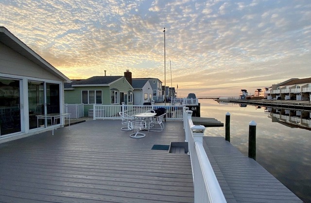 Waterfront Lavallette Home with Private Dock, C-A/C, Beach Badges, & Parking!