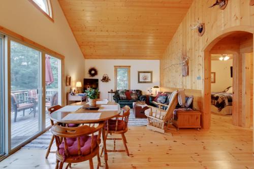 Waterfront Mercer Cabin with Wraparound Porch!