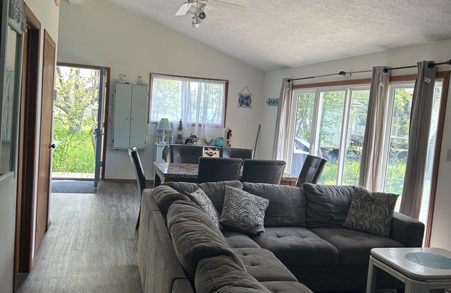 Waterfront on Lake Huron, private setting, oversized yard with amazing sunsets!