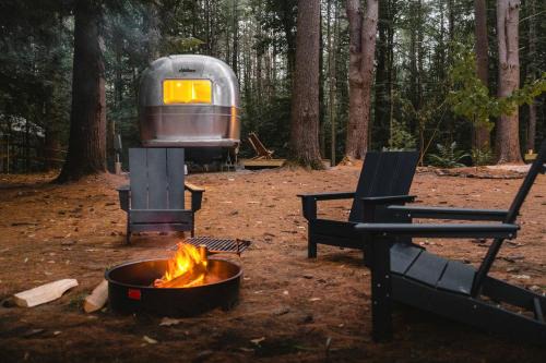 Waterfront, Pet Friendly Airstream near Lake George in the Adirondack, New York