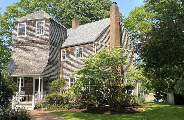 Waterfront property with own dock and stunning views, overlooking Southold Bay.