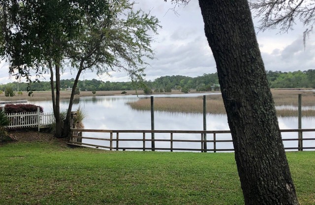Waterfront property with beautiful sunrises and views overlooking Borrell Creek.