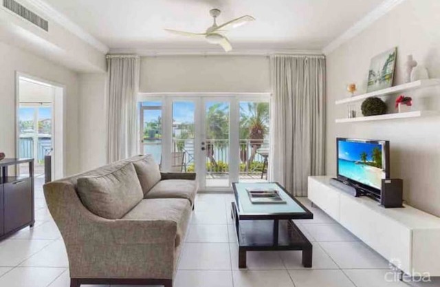 Sanctuary Cove, Waterfront 2BD 2BTH, King Bd, Pool, Porch at Grand Harbour.