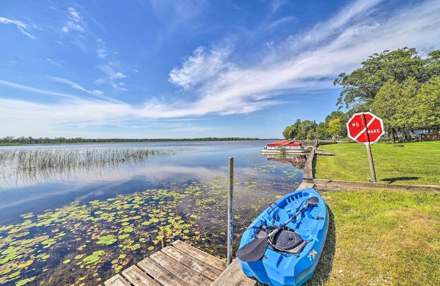 Waterfront Tawas Lake Retreat w/ Fire Pit!