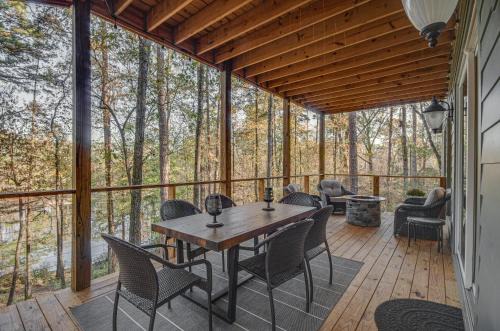 Waterfront Terry Home with 3 Decks and Hot Tub!