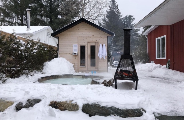 CHALET LAC D'ARGENT / Direkt am Wasser mit eigenem nordischen Spa