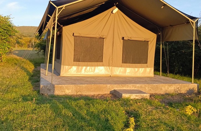 we we are located at maasaimara 1.5 km from the main entrance