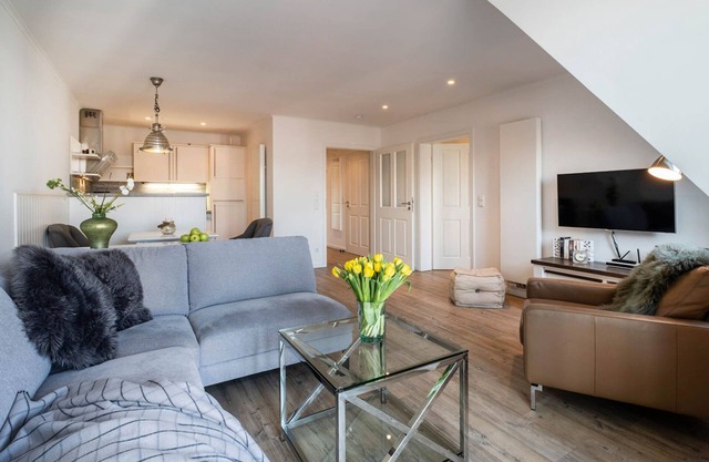 Weisse Villa - Apartment für 2 Personen am Hafen von Büsum