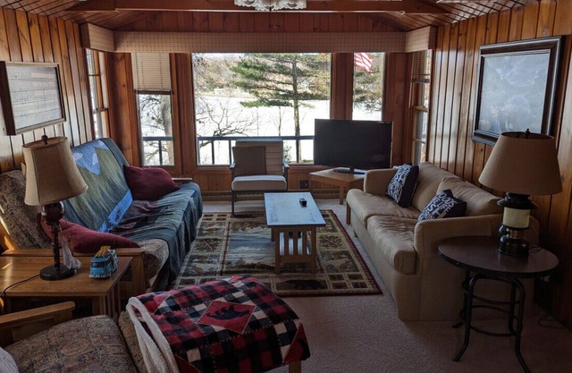 Welcome to our charming lakefront cottage on Bear Trap Lake in Amery, Wisconsin!