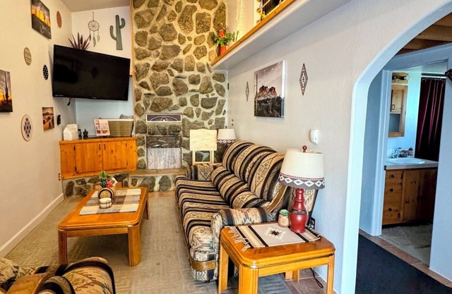 Welcome to our desert-themed two-level home with 2 bedrooms and 2 bathrooms!