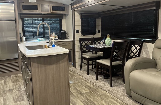 Welcome to our beautiful and cozy RV home.