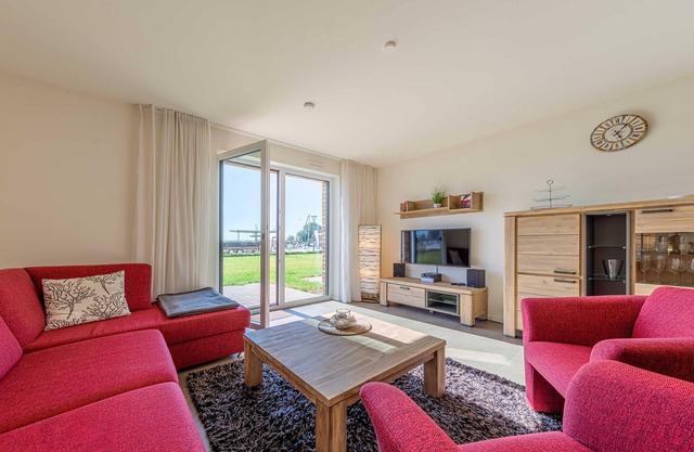 Willkommen im 5-Sterne Ferienapartment Libelle in der Hafenresidenz Waren
