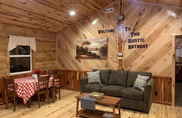 Welcome to The Rustic Retreat where you can rest and relax.