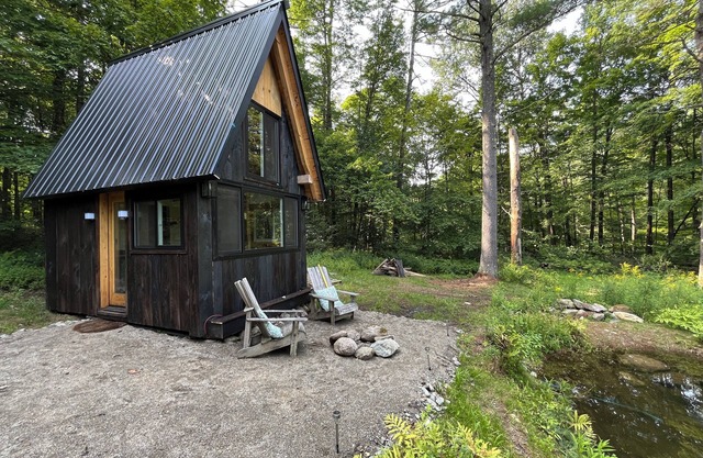 Welcome to the Tiny Timber an off grid timber framed tiny house in the woods