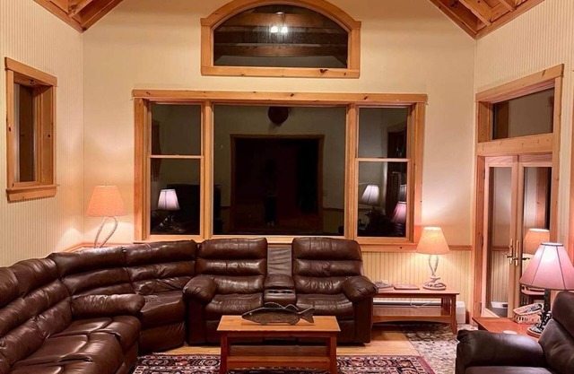 Well accommodated lakeside lodge with ITS trail access near West Forks, Maine.
